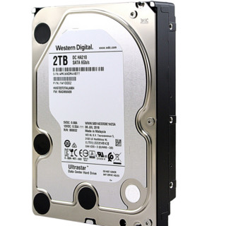 Western Digital 西部数据 Ultrastar DC HA210系列 2TB 3.5英寸 企业级硬盘 (7200rpm、CMR) HUS722T2TALA604