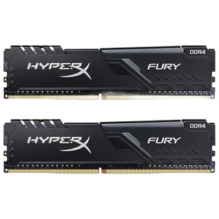 Kingston 金士顿 Fury系列 DDR4 2400MHz 台式机内存 马甲条 黑色 32GB 16GB