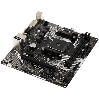 ASRock 华擎 A320M-HDV R4.0 MATX主板（AMD AM4、A320）