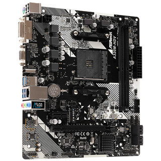 ASRock 华擎 A320M HDV R4.0 MATX主板（AMD AM4、A320）+AMD 锐龙R5-3500X CPU套装