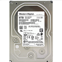 西部数据 8TB 企业级硬盘 HC320 SATA6Gb/s 7200转256M (HUS728T8TALE6L4)