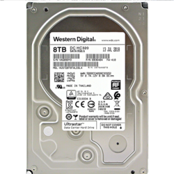 Western Digital 西部数据 企业级硬盘 Ultrastar DC HC320 SATA 8TB CMR垂直 7200转 256MB (HUS728T8TALE6L4)