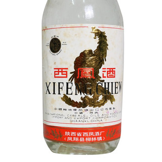 西凤酒 陈年老酒 白标 90年代 39%vol 凤香型白酒 500ml 单瓶装