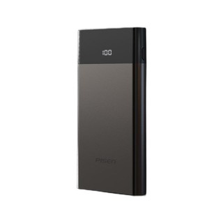 PISEN 品胜 移动电源 钛金灰 10000mAh Type-C micro usb 10W快充