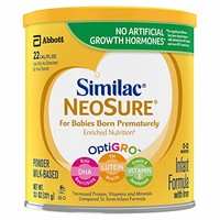 Abbott 雅培 Similac 雅培 NeoSure 婴儿配方奶粉，含铁，适合早产婴儿，粉末，13.1 盎司（371g）（6罐装）