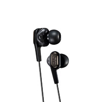 JVC 杰伟世 FXT90 入耳式双动圈有线耳机 黑色 3.5mm