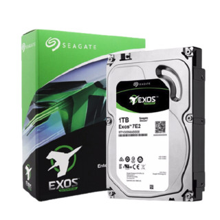 SEAGATE 希捷 银河Exos 7E2系列 1TB 3.5英寸 企业级硬盘 (7200rpm、CMR) ST1000NM0008