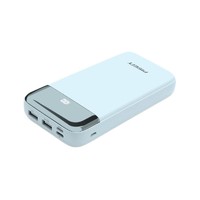 PISEN 品胜 TS-D244 移动电源 浅湖蓝 20000mAh Type-C Lightning micro usb 2.4A快充