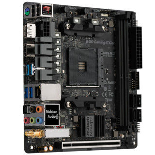 ASRock 华擎 B450 Gaming ITX/ac MINI-ITX主板（AMD AM4、B450）+AMD 锐龙R5-3600X CPU套装