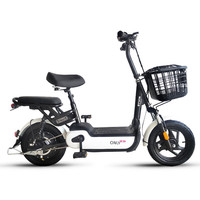 比德文 乐麦-GB 电动自行车 TDT1719Z 48V12Ah铅酸电池 星空白