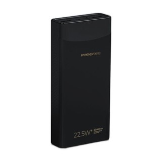 PISEN 品胜 d130 移动电源 炫酷黑 20000mAh Type-C Lighting 22.5W双向快充