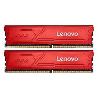 Lenovo 联想 Master大师系列 DDR4 3200MHz 台式机内存 马甲条 红靡战甲 16GB 8GBx2