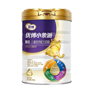 Synutra 圣元 优博小象派膳佳系列 儿童奶粉 国产版 4段 900g