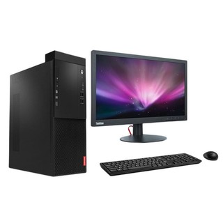 Lenovo 联想 启天 M410 七代酷睿版 19.5英寸 商用台式机 黑色 (酷睿i3-7100、2G独显、4GB、1TB HDD、风冷)