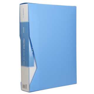 SUNWOOD 三木 80页经济型资料册/斜内袋 蓝色 CBEA-80-1