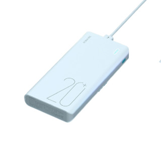 ROMOSS 罗马仕 Sense6系列 sense6+ 移动电源 白色 20000mAh Type-c Lightning micro usb 18W双向快充