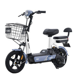 SUNRA 新日 Little Pake 电动自行车 TDT4580Z 48V12Ah铅酸电池 浅微蓝 青春版