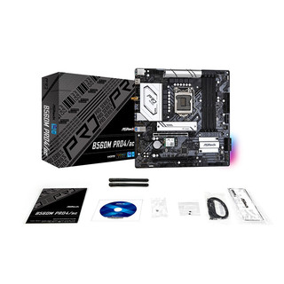 ASRock 华擎 B560M Pro4/ac MATX主板（INTEL LGA1200、B560）