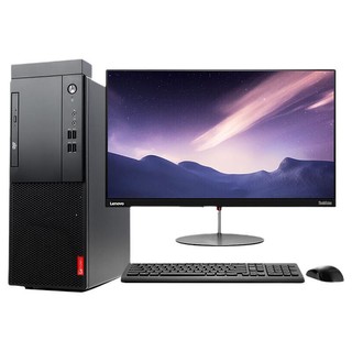 Lenovo 联想 启天 M415 23.8英寸 商用台式机 黑色 (酷睿i5-7500、核芯显卡、32GB、2TB HDD、风冷)