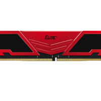 Team 十铨 Elite系列 DDR4 2133MHz 台式机内存 马甲条 红黑色 4GB TPAD44G2133HC1501