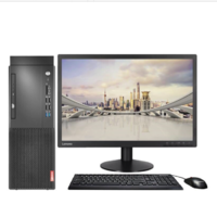 Lenovo 联想 启天 M425 八代酷睿版 21.5英寸 商用台式机 黑色 (酷睿i5-8400、核芯显卡、8GB、1TB HDD、风冷)