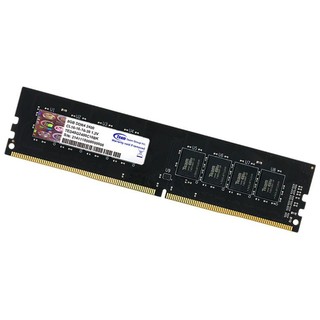 Team 十铨 DDR4 2400MHz 黑色 台式机内存 普条 8GB TED48G2400C16BK