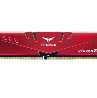 Team 十铨 火神系列 DDR4 3000MHz 台式机内存 马甲条 红色 16GB TLRED416G3000HC16CBK