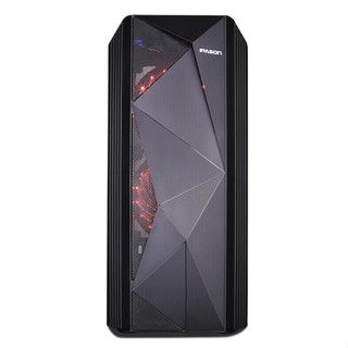 IPASON 攀升 P18 组装电脑（黑色、256GB SSD、酷睿i5-10400F、GTX 1650 4G、8GB)