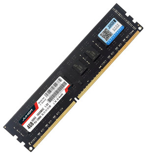 JUHOR 玖合 DDR3 1600MHz 台式机内存 普条 黑色 4GB