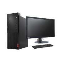 Lenovo 联想 启天 M428 九代酷睿版 23英寸 商用台式机 黑色 (酷睿i5-9500、核芯显卡、16GB、128GB SSD+1TB HDD、风冷)