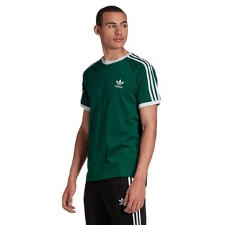 adidas Originals Adicolor系列 3-Stripes Tee 男子运动T恤 GD9935 深绿 S