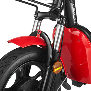 TAILG 台铃 GS8 新国标电动自行车 TDZA41Z 48V12Ah铅酸电池 珊瑚红 国标版