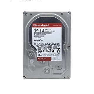 Western Digital 西部数据 红盘Plus系列 3.5英寸 NAS硬盘 14TB (CMR、7200rpm、256MB) WD140EFGX