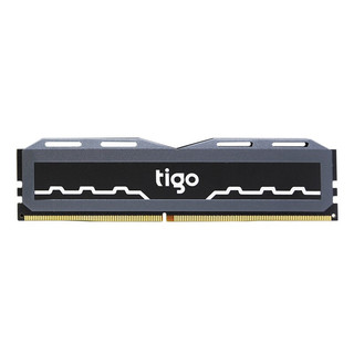 tigo 金泰克 贪狼星 DDR4 3200MHz 台式机内存 马甲条 黑色 32GB