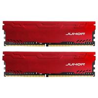 JUHOR 玖合 星辰 DDR4 3000MHz 台式机内存 马甲条 红色 16GB 8GB*2