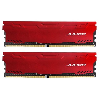 JUHOR 玖合 星辰 DDR4 3000MHz 台式机内存 马甲条 红色 16GB 8GB*2