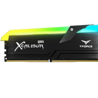 Team 十铨 王者之剑系列 高亮版 DDR4 3600MHz RGB 台式机内存 灯条 黑色 16GB 8GB*2