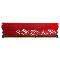 JUHOR 玖合 星辰系列 DDR3 1866MHz 台式机内存 马甲条 红色 8GB
