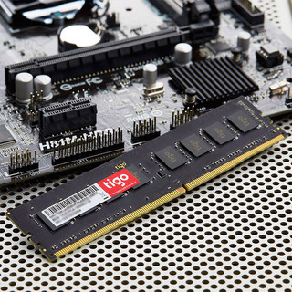 Kimtigo 金泰克 磐虎系列 DDR4 2666MHz 台式机内存 黑色 4GB