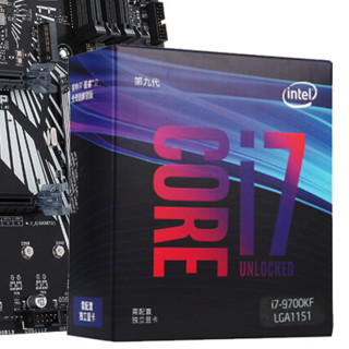 ASUS 华硕 PRIME Z390 P ATX主板（intel LGA1151、Z390）+英特尔 酷睿i7-9700KF CPU套装