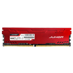 JUHOR 玖合 星辰系列 DDR4 2400MHz 台式机内存 马甲条 红色 16GB