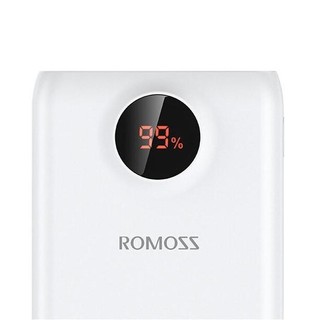 ROMOSS 罗马仕 SW20 Pro 移动电源 白色 20000mAh Type-C/Lightning 18W双向快充 type-C线充套装