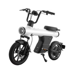SUNRA 新日 电动车 新国标电动自行车 锂电池电瓶车成人男女代步车 XCR 香脂白
