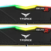 Team 十铨 DELTA系列 DDR4 3000MHz RGB 台式机内存 灯条 黑色 16GB 8GB*2 TF3D416G3000HC16CDC01