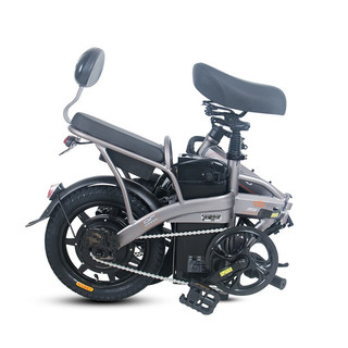 SOLOMO 索罗门 F800-S 电动自行车 FKS-DDC-001 48V8Ah锂电池 灰色 青春版