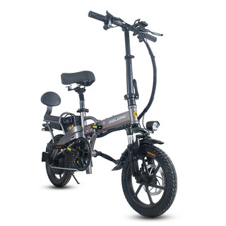 SOLOMO 索罗门 F800-S 电动自行车 FKS-DDC-001 48V15Ah锂电池 黑色 运动版