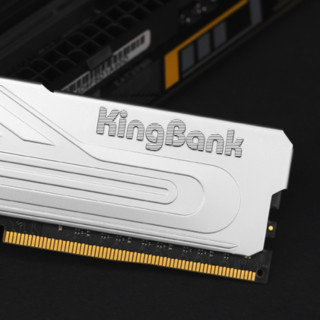 KINGBANK 金百达 黑爵系列 DDR4 2666MHz 台式机内存 马甲条 银色 8GB