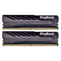 KINGBANK 金百达 黑爵系列 DDR4 3200MHz 台式机内存 马甲条 黑色 16GB