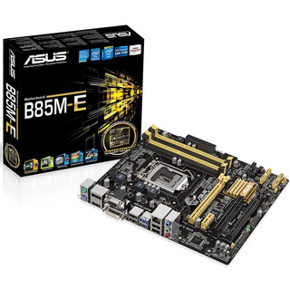 ASUS 华硕 B85M-E M-ATX主板（Intel LGA 1150、B85）