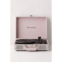 Crosley 黑胶唱片机蓝牙唱机留声机家用便携手提唱片机 淡粉色